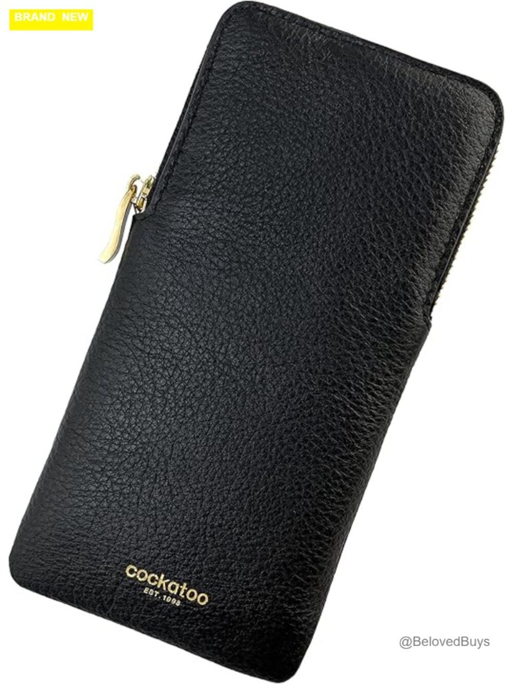 Genuine Leather Sunglass Case Zipper Eyeglass Pouch